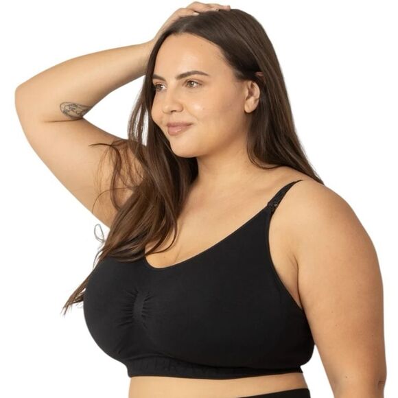 Kindred Bravely Sublime Hands-Free Pumping & Nursing Bra Women's Black Size XL - Picture 1 of 13